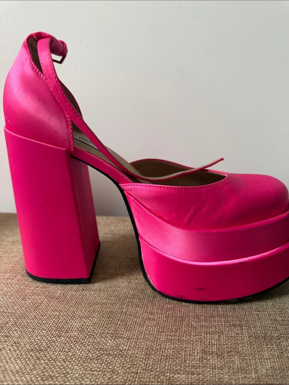 Steve Madden Charlize Hot Pink Platform Pumps